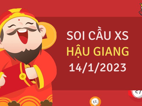 Thống kê xổ số Hậu Giang ngày 14/1/2023 thứ 7 hôm nay