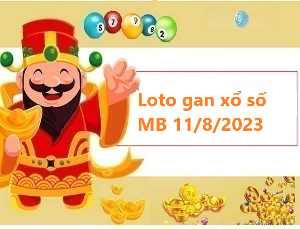 Loto gan xổ số miền Bắc 11/8/2023