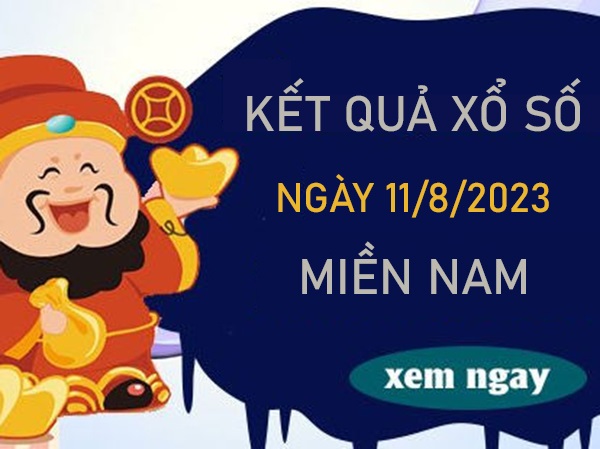 Thống kê XSMN 11/8/2023 chốt cặp loto số đẹp miền Nam