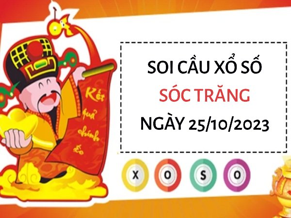 Thống kê bạch thủ xổ số Sóc Trăng ngày 25/10/2023 thứ 4 hôm nay