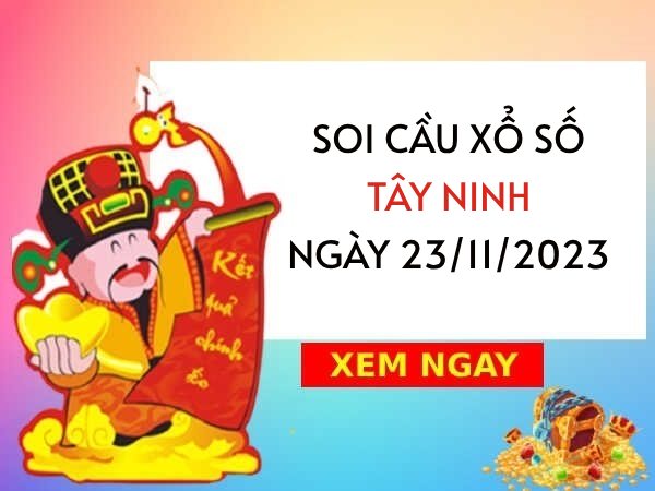 Thống kê bạch thủ xổ số Tây Ninh ngày 23/11/2023 hôm nay thứ 5