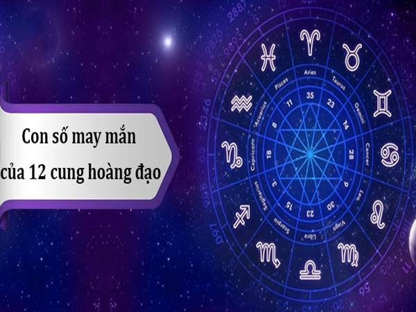 Ứng Dụng Con Số May Mắn Của 12 Cung Hoàng Đạo Vào Cuộc Sống